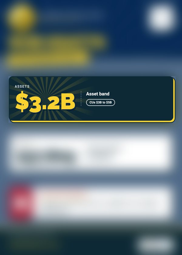A peer card, back with most stats hidden