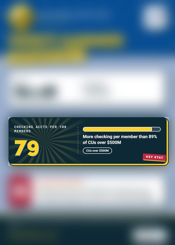 A peer card, back with most stats hidden