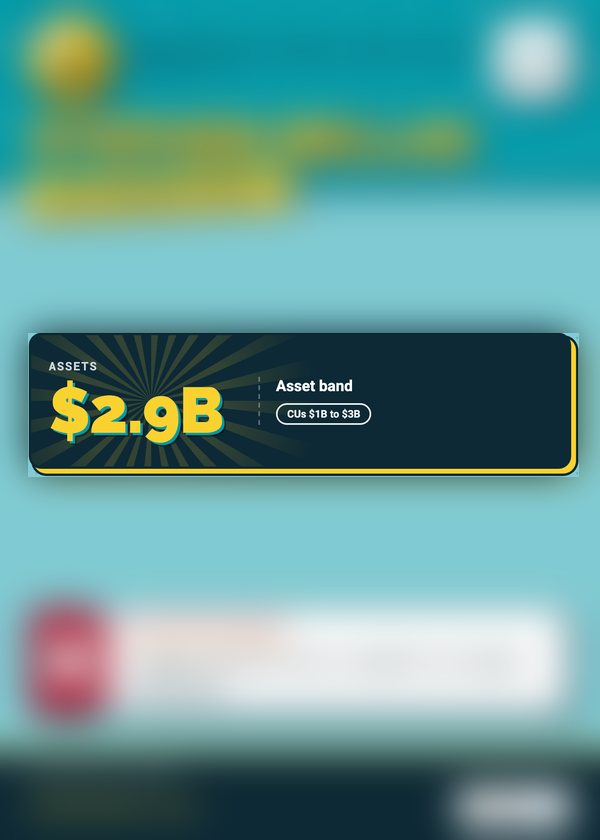 A peer card, back with most stats hidden