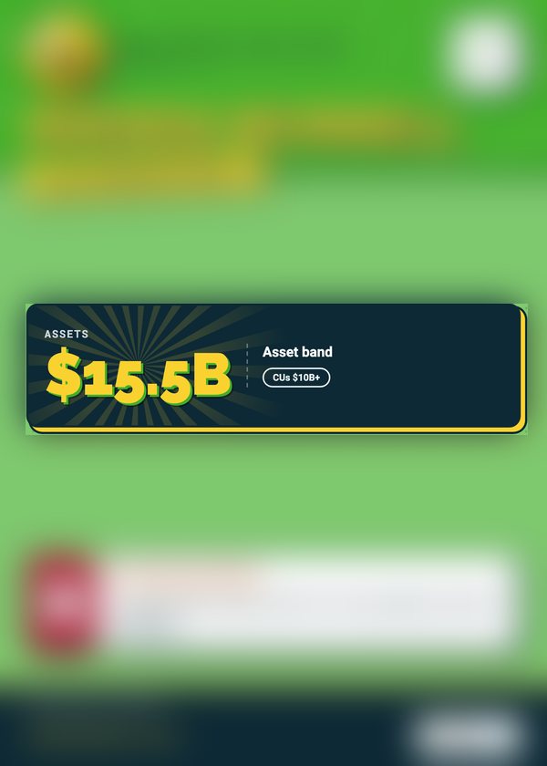 A peer card, back with most stats hidden