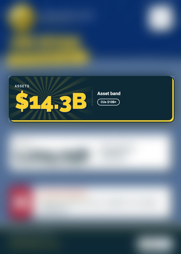 A peer card, back with most stats hidden