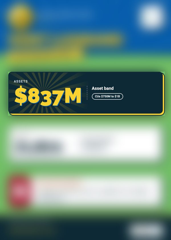 A peer card, back with most stats hidden