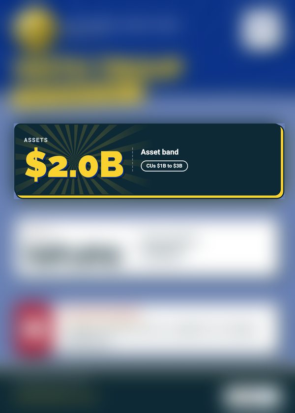A peer card, back with most stats hidden